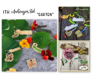 Stickdatei - ITH Anhänger Biene